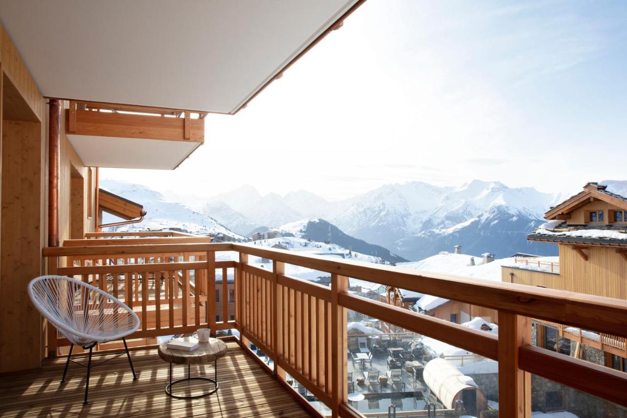 Grandes Rousses Hotel & Spa Alpe d'Huez Exterior foto Balcony in Les Saisies