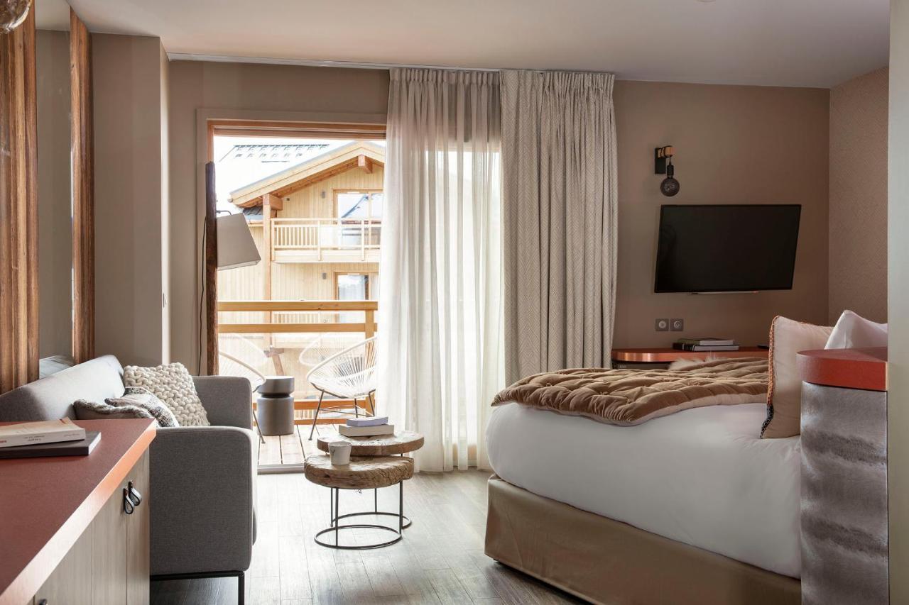 Grandes Rousses Hotel & Spa Alpe d'Huez Exterior foto A room at the Hotel